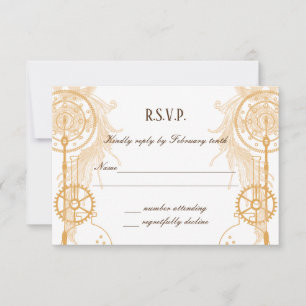 Convite Confirmação de Casamento Steampunk