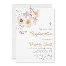 confirmação de flores silvestres delicadas