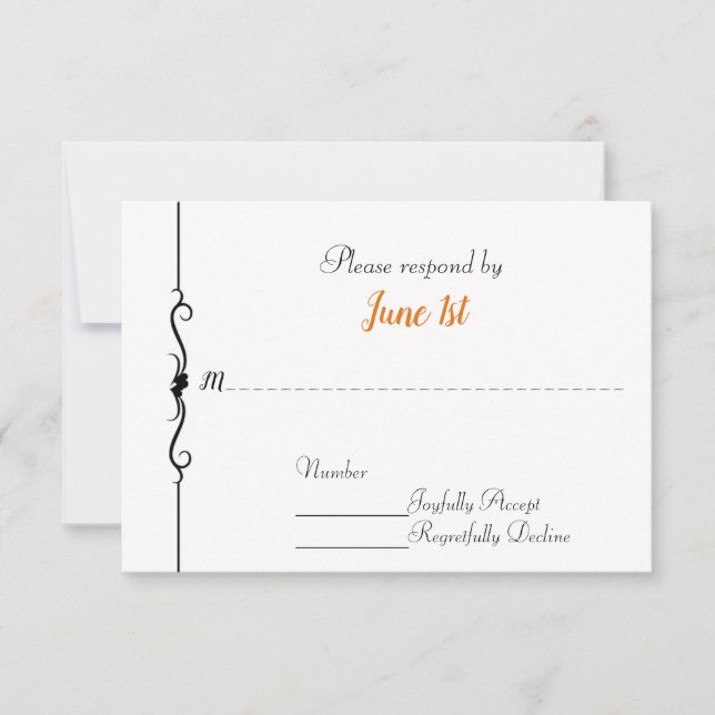 Convite Confirmação de Presença para Casamento com Moto e  (Frente)