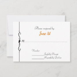 Convite Confirmação de Presença para Casamento de Moto e C