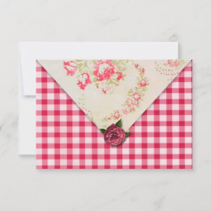 Convite Confirmação de Presença para Recepção de Casamento