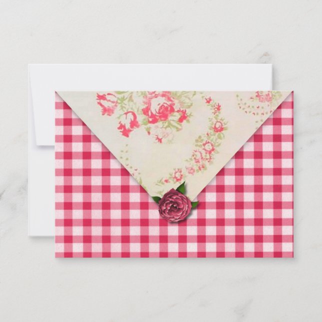 Convite Confirmação de Presença para Recepção de Casamento (Frente)