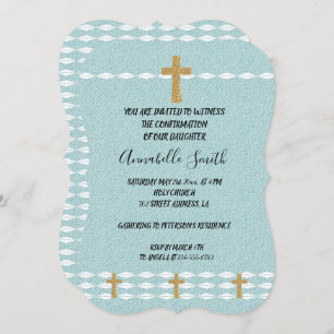 Convite CONFIRMAÇÃO DO Cristo DE Jesus Claro