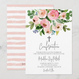 Convite Confirmação Floral