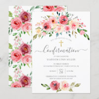 Confirmação Floral de Rosa de Peonies Springtime