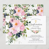 Confirmação Floral de Rosas e Peônias de Blush