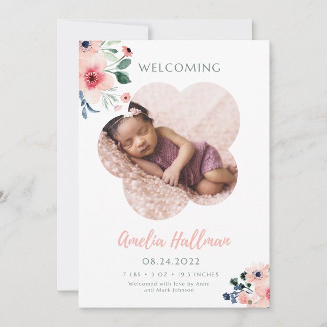 Convite Conheça Nosso Presente De Precioso. Finalmente Aqu (Frente)