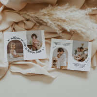 Convite Conjunta de Aniversário de Foto em Arco Du