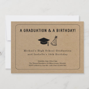 Convite Conjunto de Formatura e Festa de Aniversár