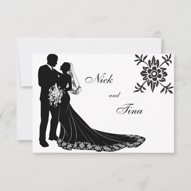 Convite Conjunto de silhueta #3 (Frente)