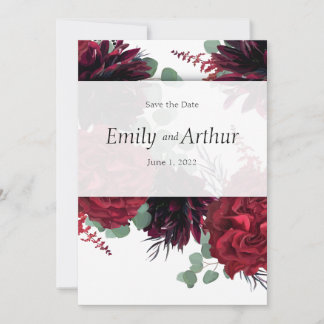 Convite Conjunto vermelho e branco de vinícola 10 Salvar a