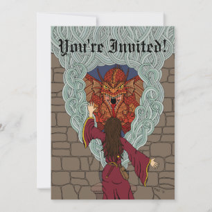 Convite Conjurando o Dragão