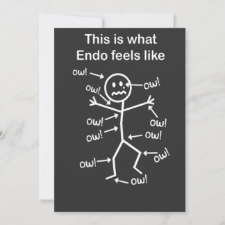 Convite Conscientização da Endometriose É assim que é ter