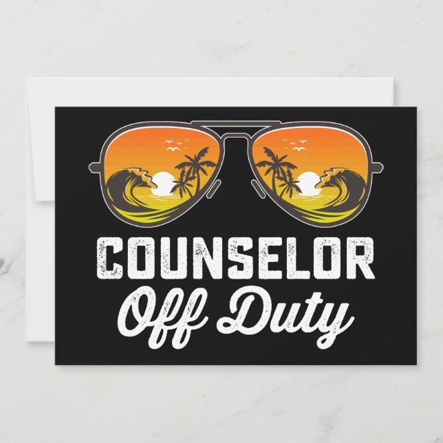 Convite Conselheiro dos Óculos De Sol De Dever No Dia Pass (Frente)