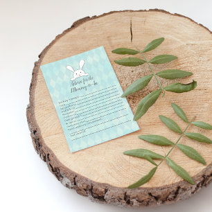 Convite Conselhos Brancos Para Jogo De Chá de fraldas De M