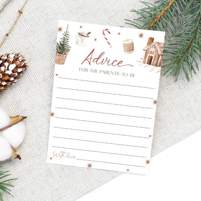 Convite Conselhos De Chá de fraldas De papais noeis Para A (Criador carregado)