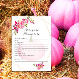 Convite Conselhos de chá de fraldas para Mamães serem abób