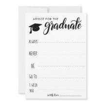 Conselhos Para O Formando | Minimalista