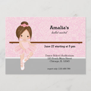 Convite Considerando balé