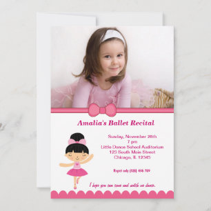 Convite Considerando balé