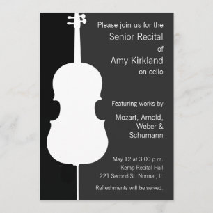 Convite Considerando Modern Cello