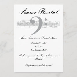 Convite Considerando Música mais velho - Bass Clef