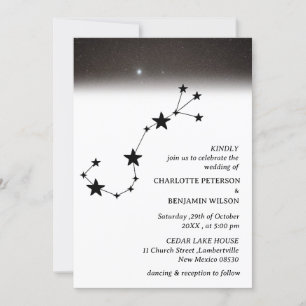 Convite Constelação Noite Estrelada Casamento Celestial