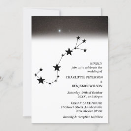 Convite Constelle Starry Night Celestial Wedding