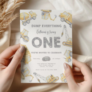 Convite Construção 1 Parte primeiro aniversario