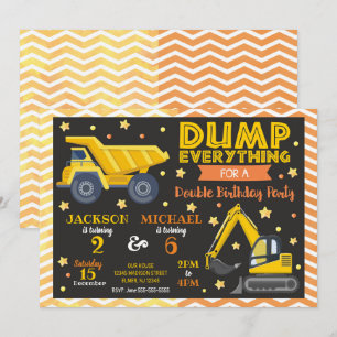 Convite Construção Conjunta de Aniversário