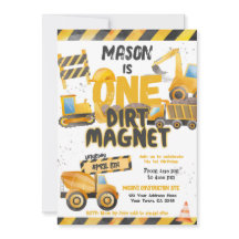 Construção, primeiro aniversario de caminhão