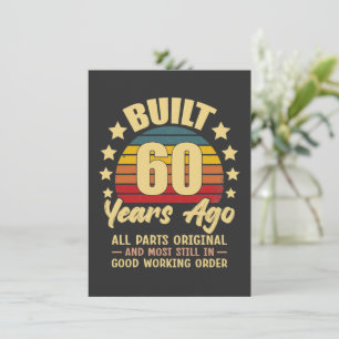 Convite Construído há 60 anos Todas as Peças Originais Ani