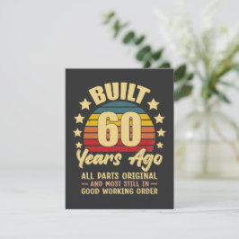 Convite Construído há 60 anos Todas as Peças Originais Ani