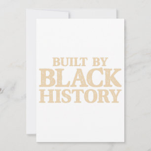 Convite Construído por Black History African American Blac
