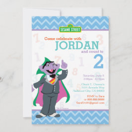 Convite Contagem de von Count Birthday