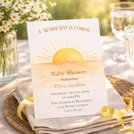 Convite Contemporary Sunrise Aesthetic