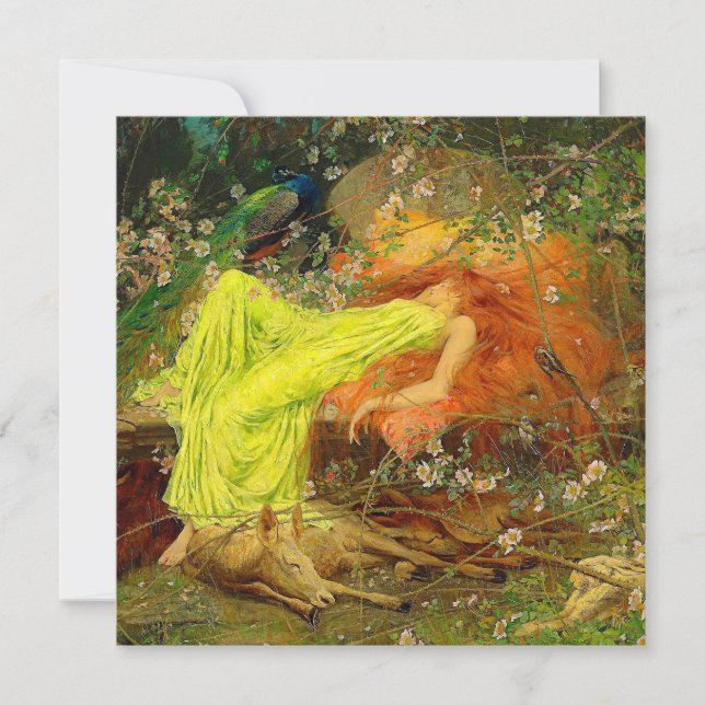 Convite Conto de Fadas Arthur Wardle (Frente)