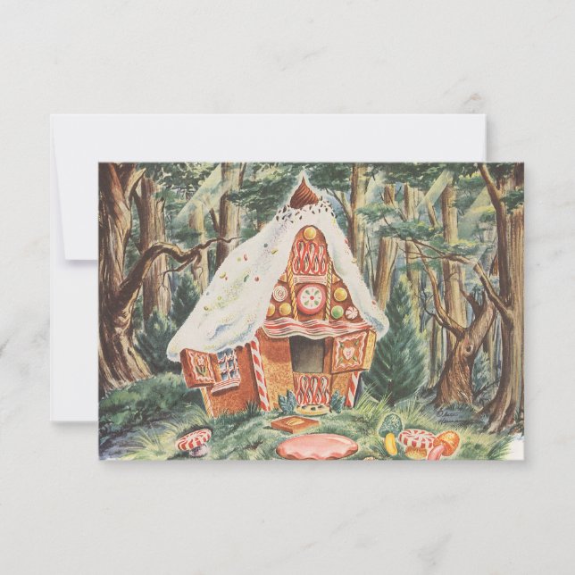 Convite Contos de Fadas Antigos, Mudança de Endereço (Frente)