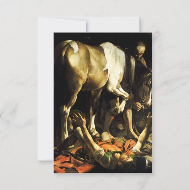 Convite Conversão Caravaggio de Ruas. (Frente)