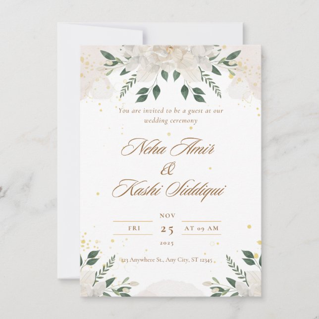 Convite Convidações  (Frente)