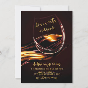Convite Convidações de Cumpleaños n.o 50 para Hombre