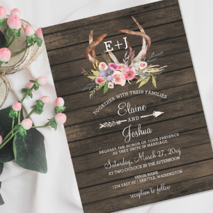 Convite Convidações para Casamento de Chic no País dos Ama