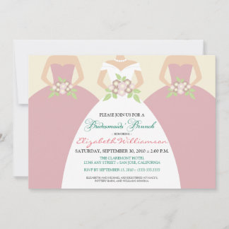 Convite Convidado Bridal Brunch de Noiva e Bridesmaids (bl