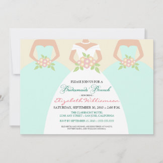 Convite Convidado Bridal Brunch de Noiva e Bridesmaids (me