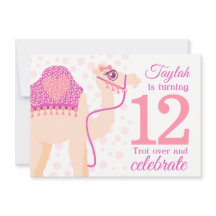 Convidado de aniversário de 12 para crianças acamp