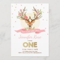 Convidado de aniversário para os Deuses Antlers Wo