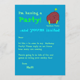 Convite Convidado de festa do Paddy