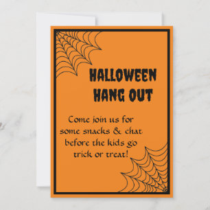 Convite Convidado de Halloween ou Tratar Convidado com Ara