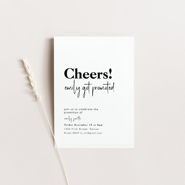 Convite Convidado de Nova Festa de Promoção, Animação (Criador carregado)