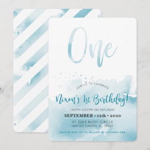 Convite Convidado de primeiro aniversário PERSONALIZADO pa